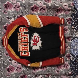 Kansas City CHIEFS suede/leather jacket/coat.
